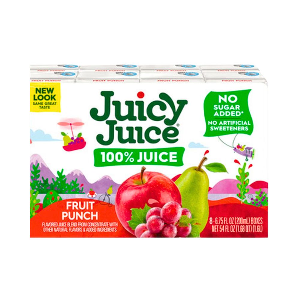 JUGO FRUIT PUNCH 4.23 OZ JUICY JUICE