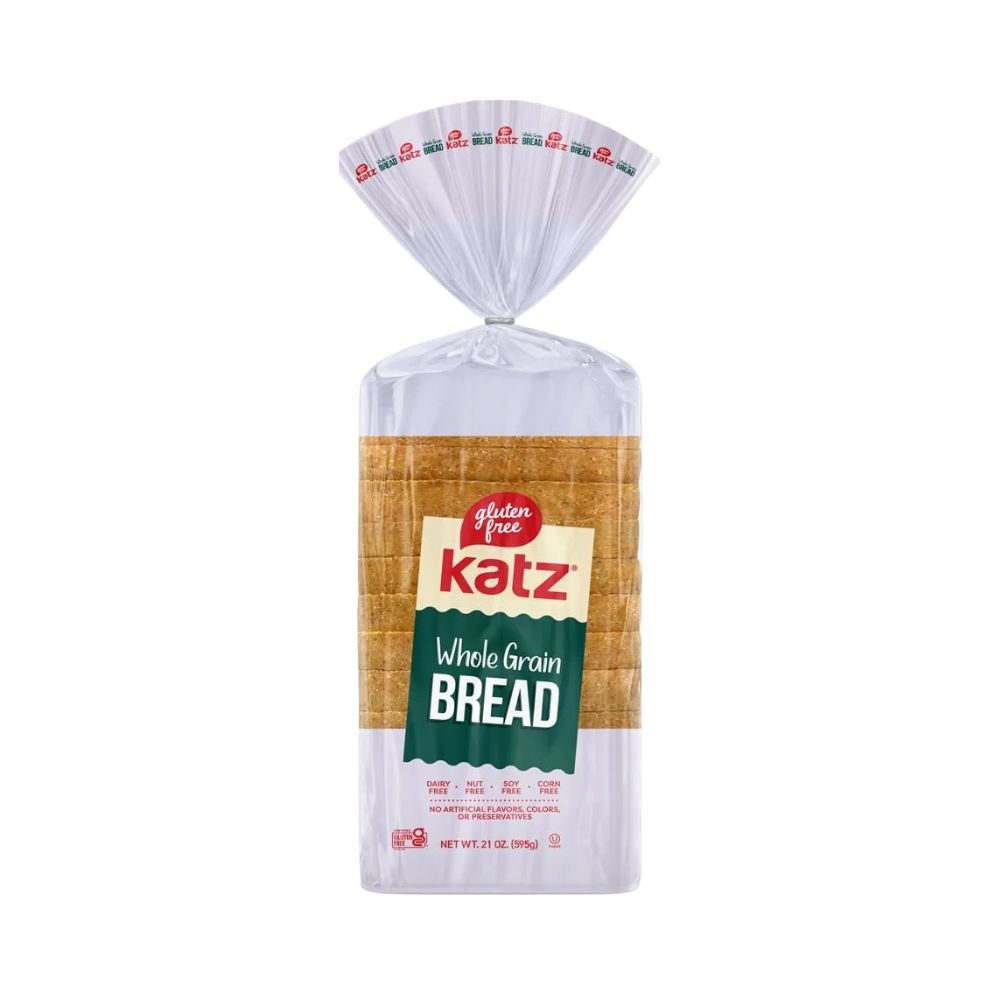 WHOLE GRAIN BREAD GLUTEN FREE 21 OZ KATZ
