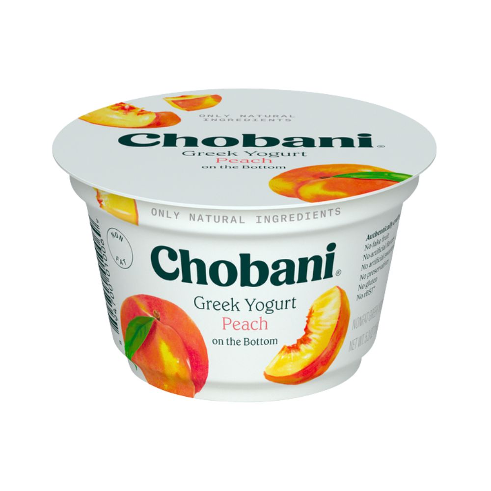 YOGURT GREEK PEACH 150 GR CHOBANI