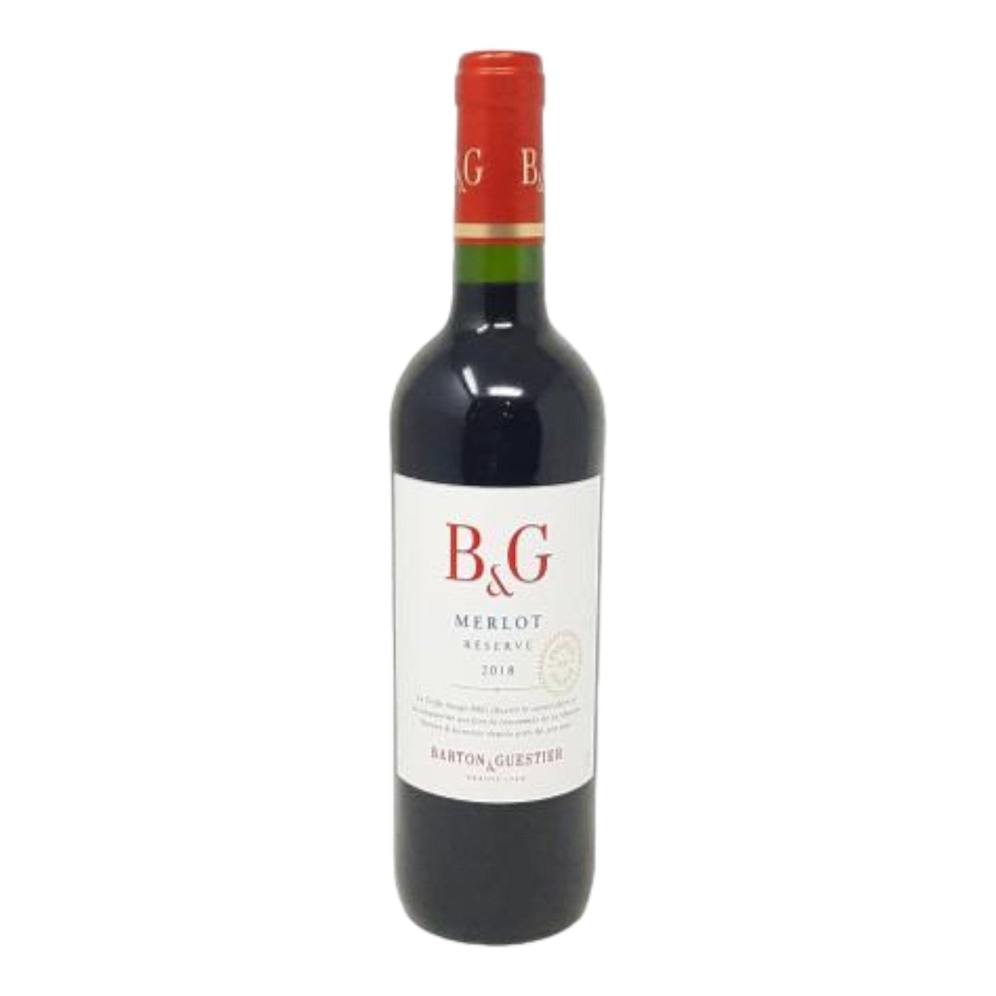 MERLOT BOURDEAUX ROUGE 750 ML B&G