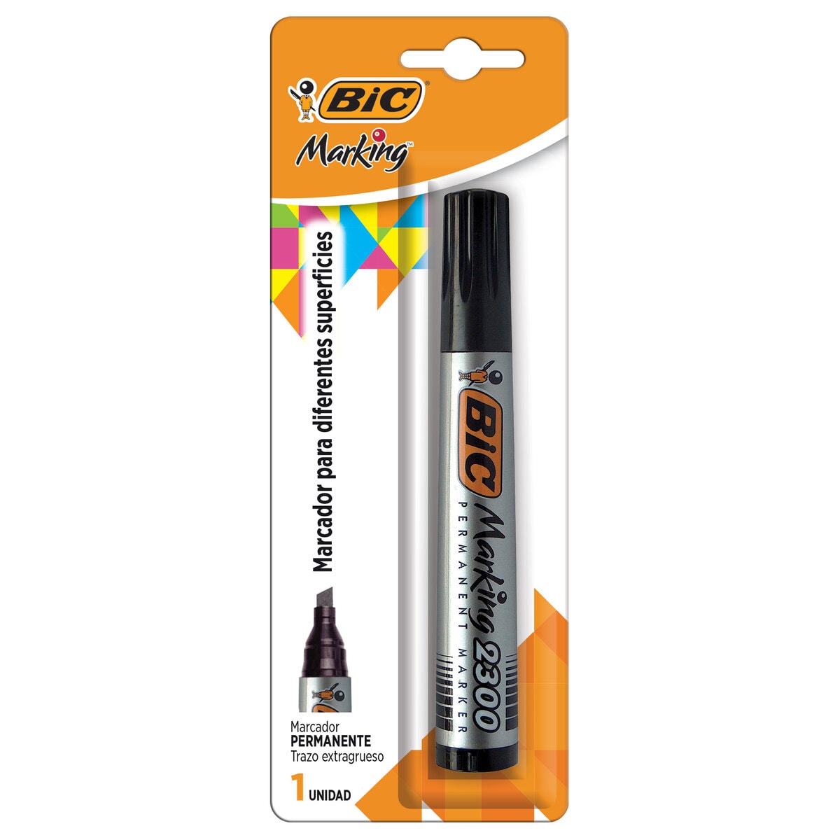 MARCADOR PERMANENTE NEGRO 2300 BIC