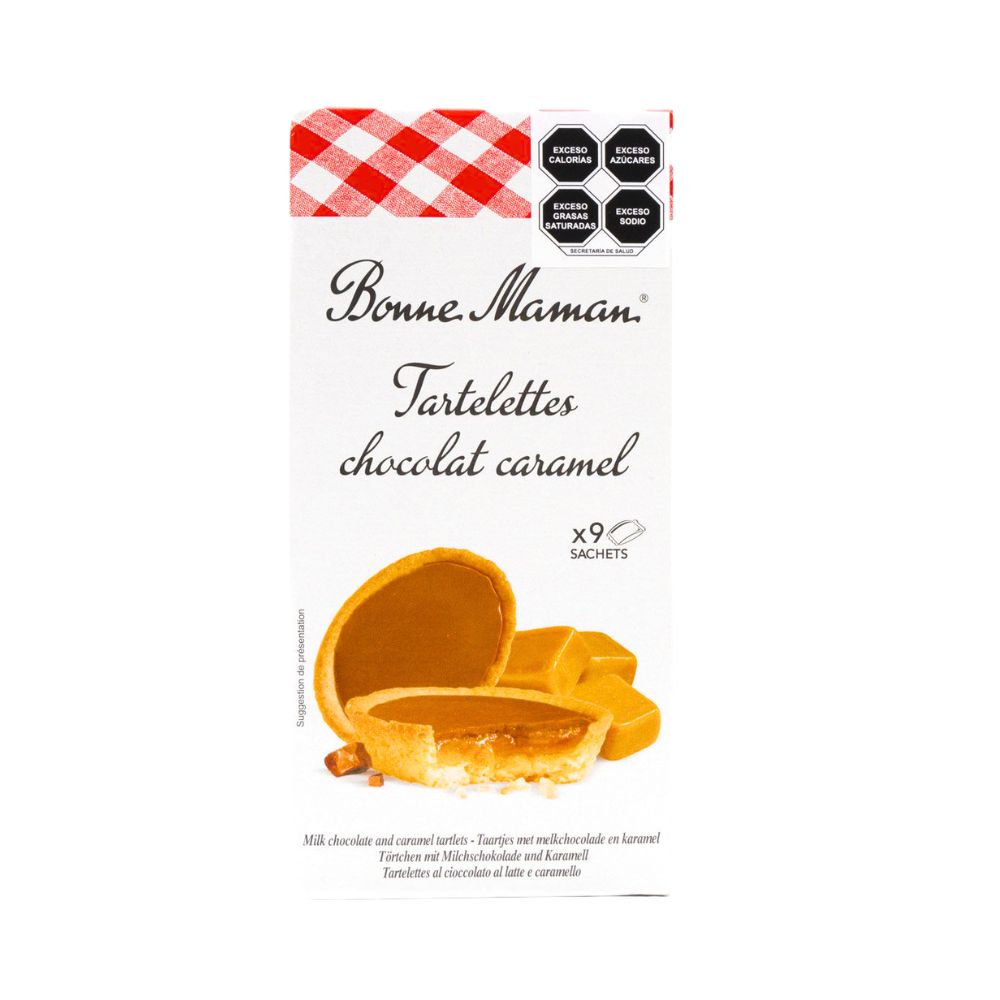 TARTELLETES CHOCOLATE CARAMELO 135gr - BONNE MAMAN