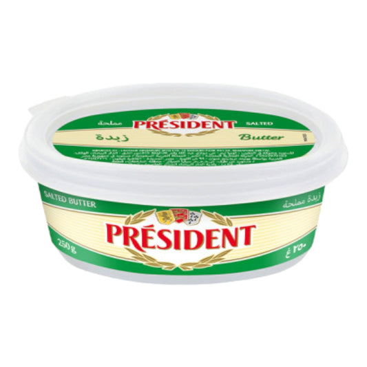 MANTEQUILLA SEMI-SAL 250 GR  PRESIDENT