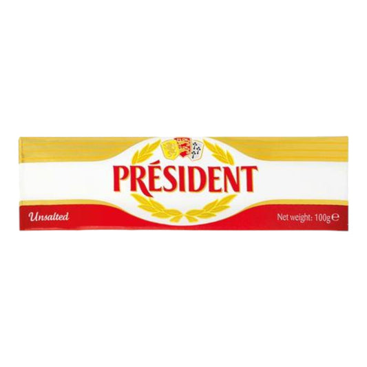 MANTEQUILLA BARRA 100 GR PRESIDENT