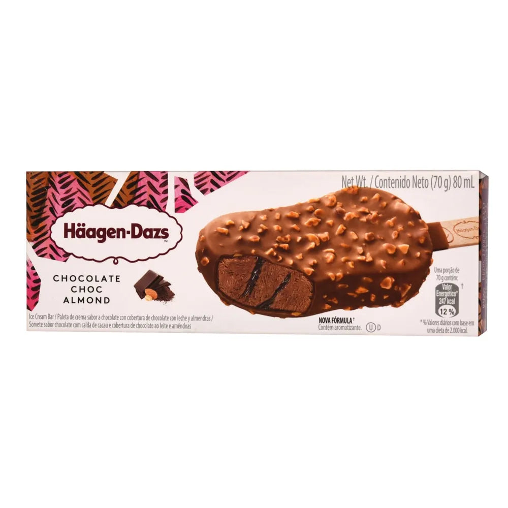 PALETA CHOCOLATE ALMOND 70 GR HAAGEN-DAZS