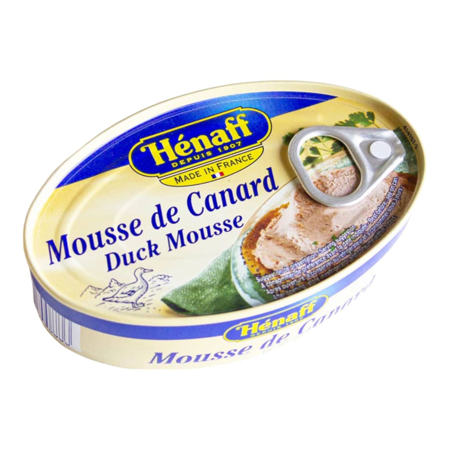 PATE HENAFF DUCK MOUSSE 115 GR HENAFF