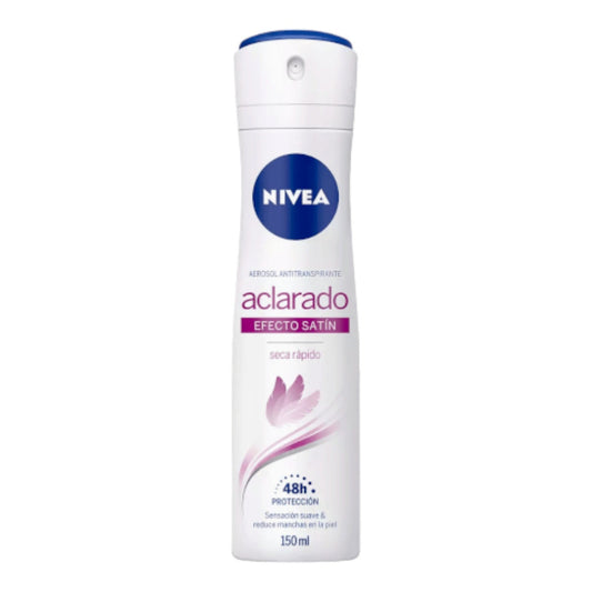 DESODORANTE EN AEROSOL ACLARADO SATIN 150 ML NIVEA