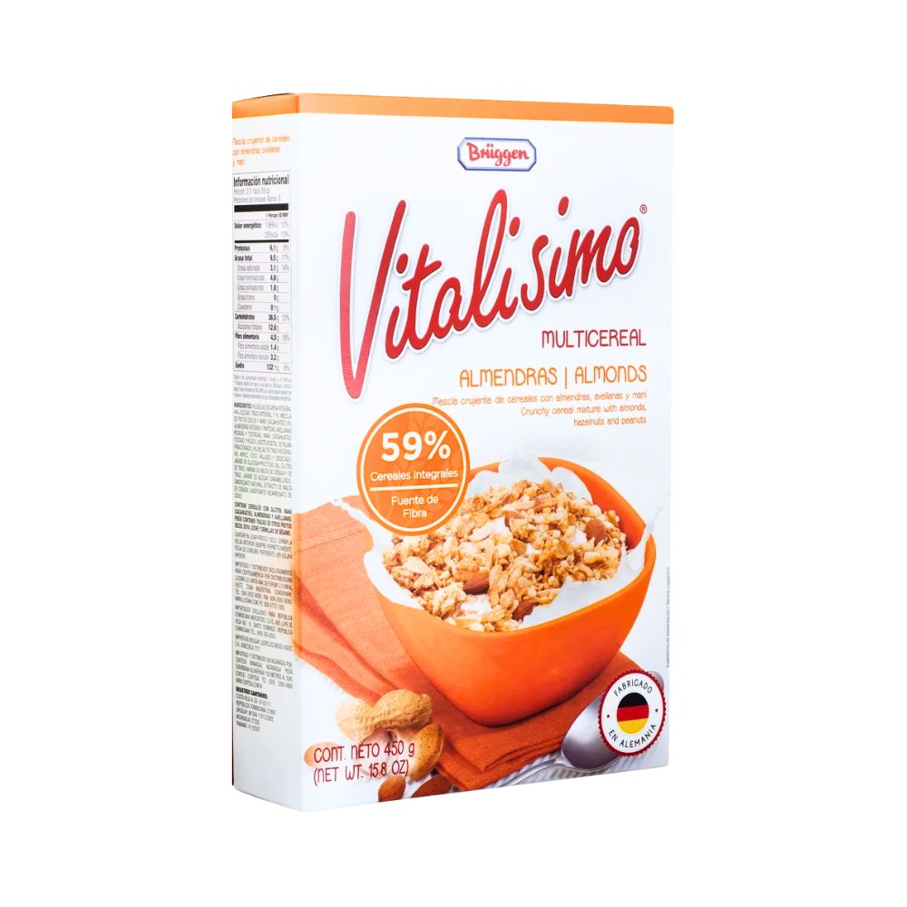 MULTICEREAL ALMENDRA 450GR VITALISIMO