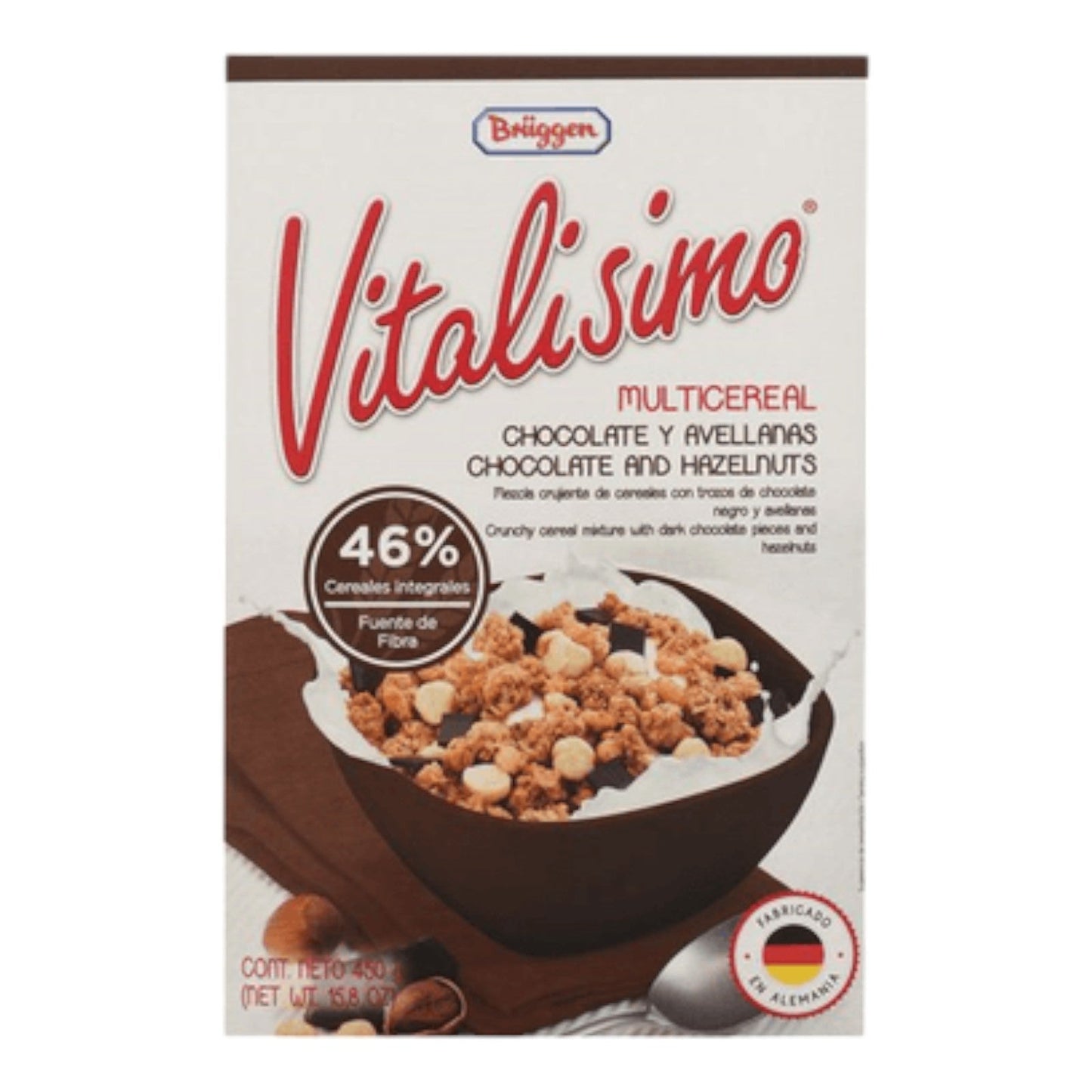 MULTICEREAL CHOCOLATE AVELLANA 450 G VITALISIMO