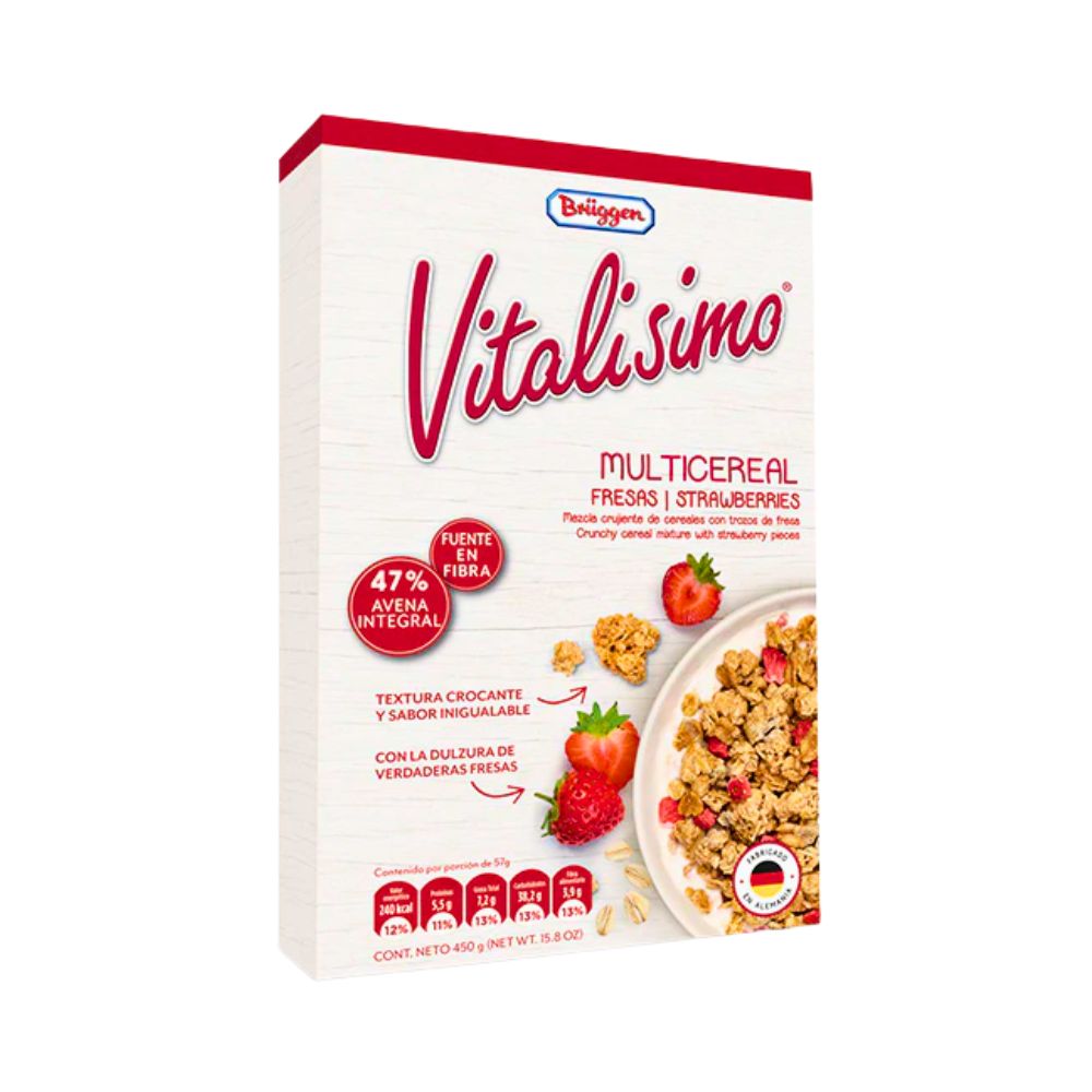 MULTICEREAL FRESAS 450 GR VITALISIMO