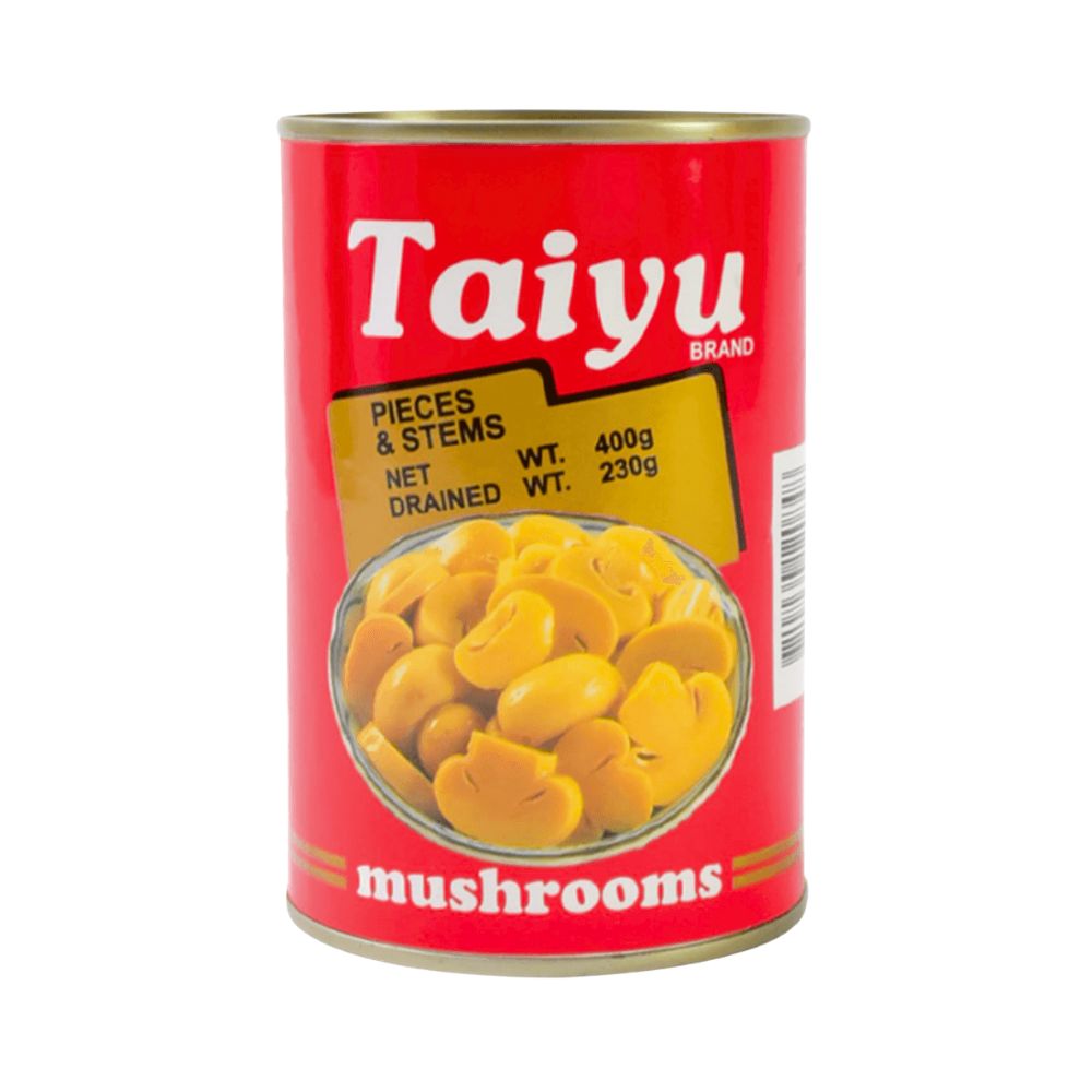 CHAMPIÑONES EN TROZOS Y TALLOS 400GR TAIYU