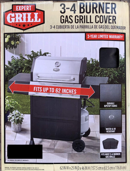 COVER PARA BBQ 3-4 QUEMADORES EXPERT GRILL
