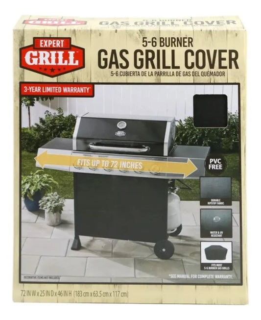 COVER PARA BBQ 5-6 QUEMADORES EXPERT GRILL