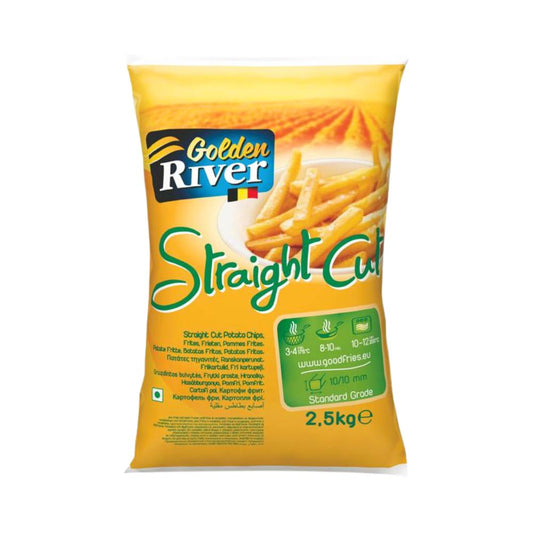 PAPAS STRAIGHT CUT 2.5 KG  GOLDEN RIVER