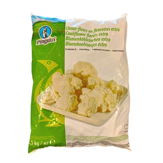 CAULIFLOWER FLORETS XTRA 2.5 KG PINGUIN