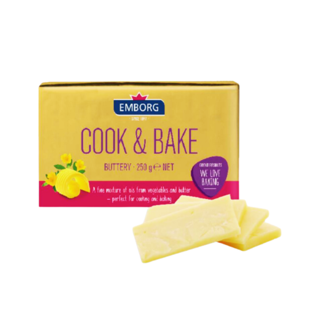 COOK & BAKE BUTTERY 80 FAT 200 GR EMBORG