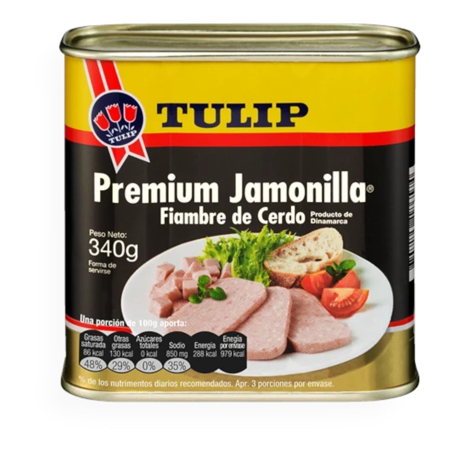 JAMONILLA PREMIUM DE CERDO 340 GR TULIP