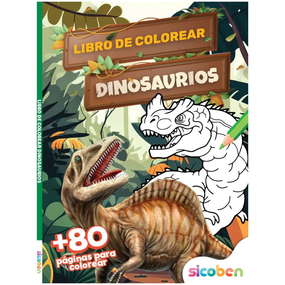 SUPER LIBRO DE COLOREAR EDICIONES SICOBEN