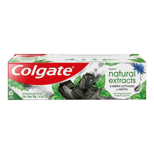 CREMA DENTAL CARBON ACTIVADO Y MENTA NATURAL 67 ML COLGATE