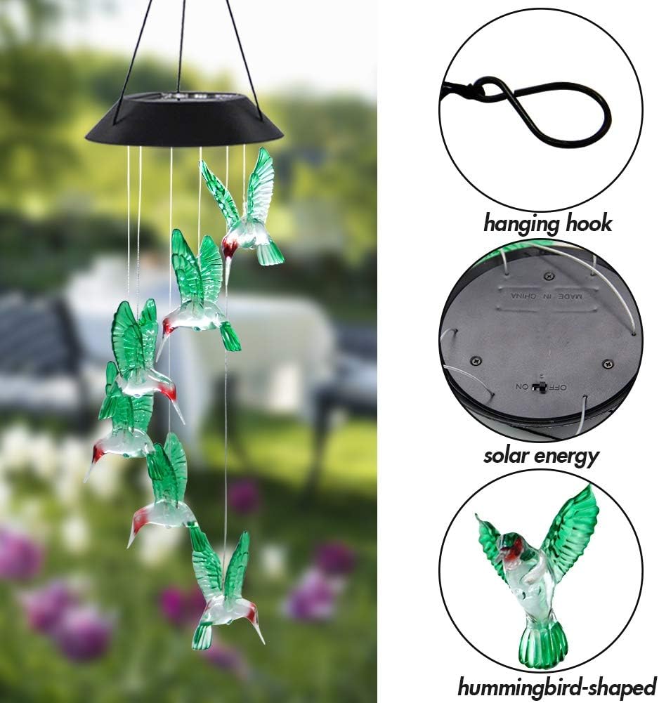 MOVIL SOLAR COLIBRI P/JARDIN MAINSTAYS