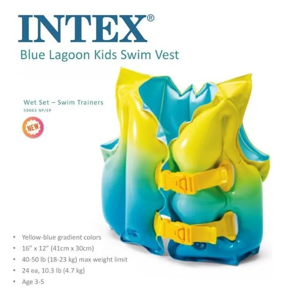 CHALECO SALVAVIDAS BLUE LAGOON 59663 INTEX