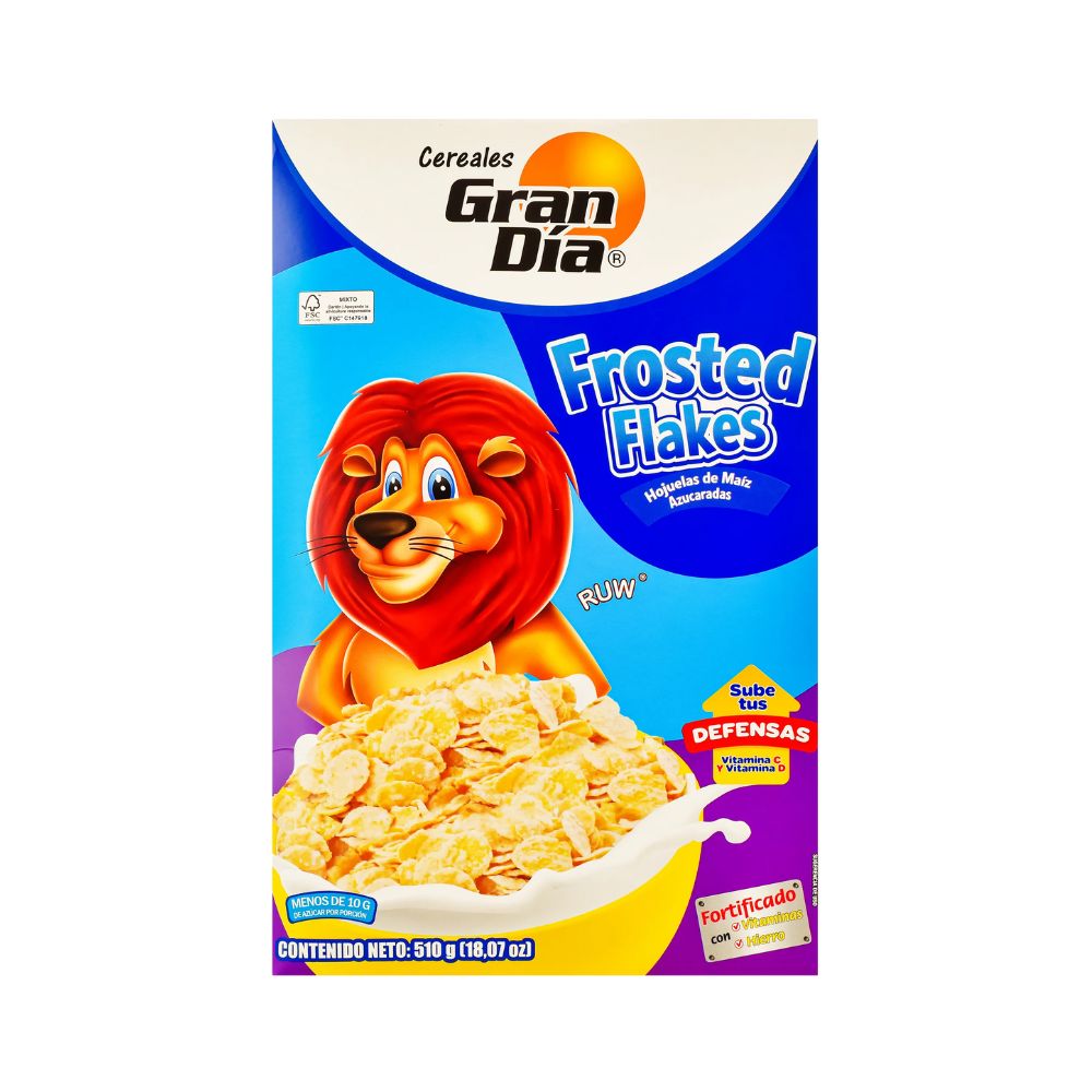 CEREAL FROSTED FLAKES AZUCARADO 510 GR GRAN DIA