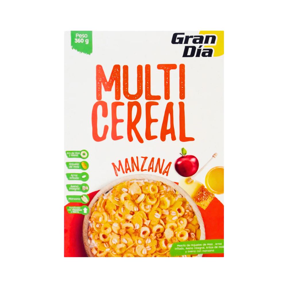 MULTI CEREAL MANZANA 360GR GRAN DIA