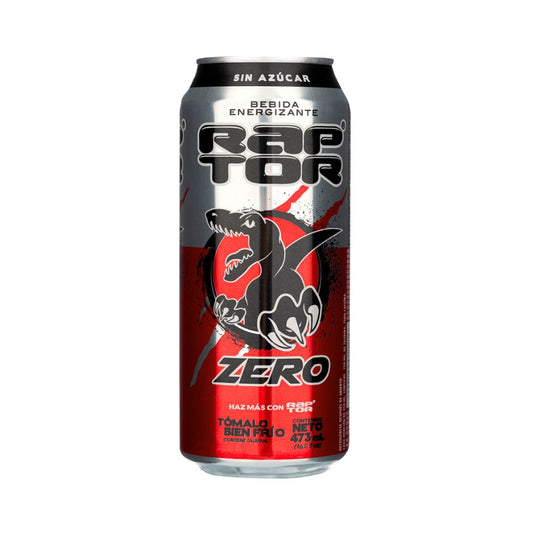 BEBIDA ENERGIZANTE SIN AZUCAR 473ML RAPTOR