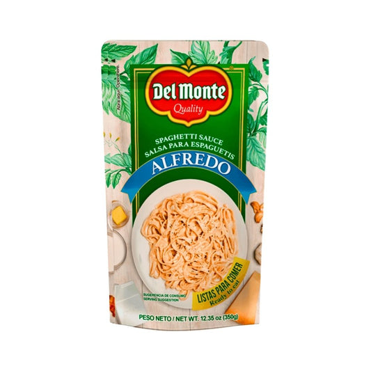 SALSA ALFREDO PARA SPAGHETTI DOYPACK 350 GR DEL MONTE