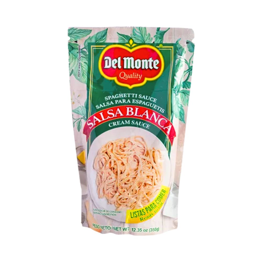 SALSA BLANCA PARA SPAGHETTI DOYPACK 350 GR DEL MONTE