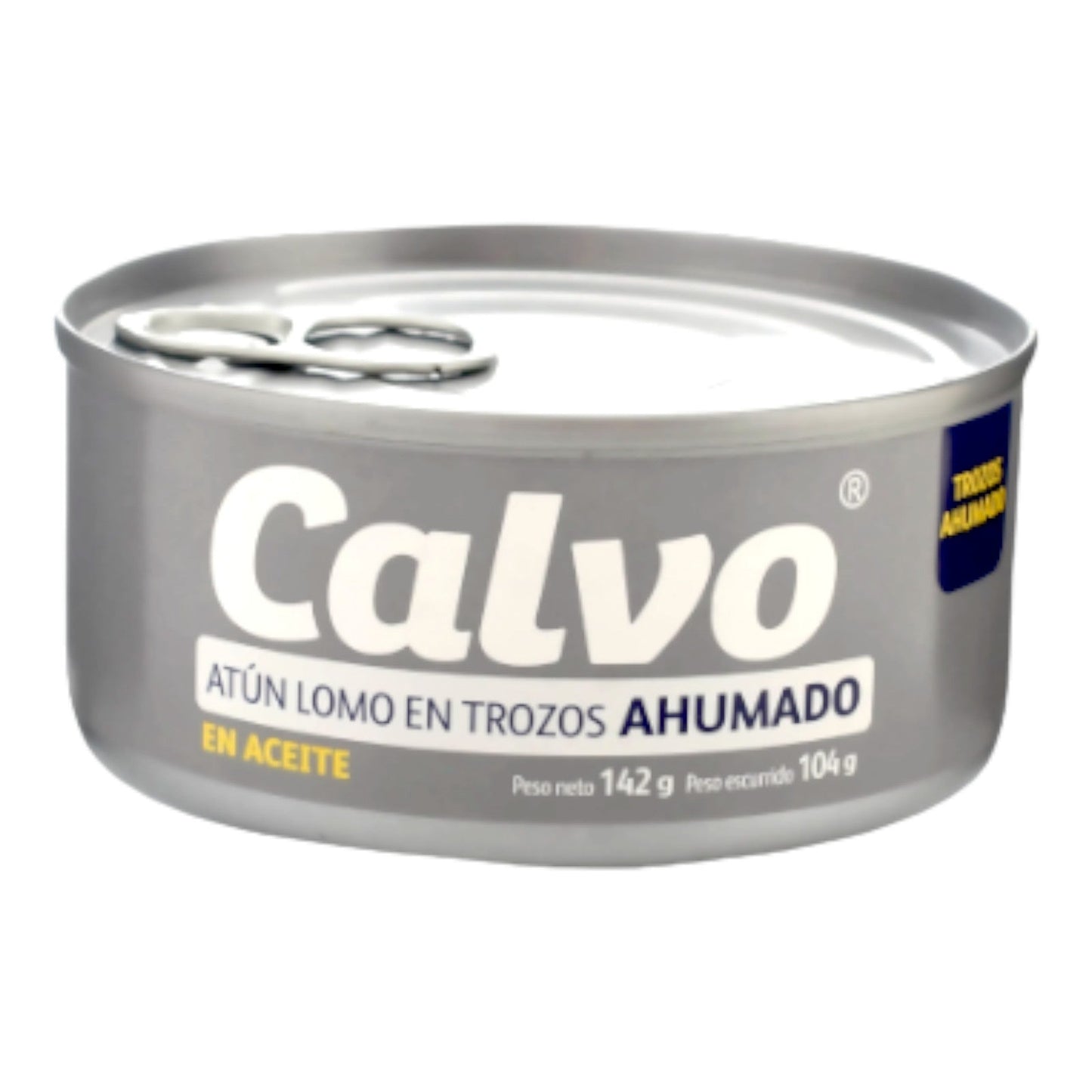 ATUN EN TROZOS AHUMADO 142 GR CALVO