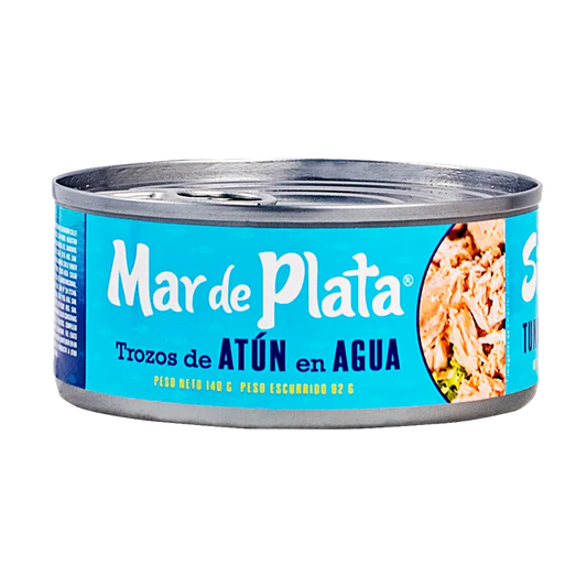 ATUN TROCITOS EN AGUA 140GR MAR DE PLATA