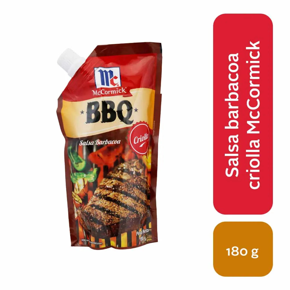 SALSA BARBACOA CRIOLLA 180 GR MC CORMICK