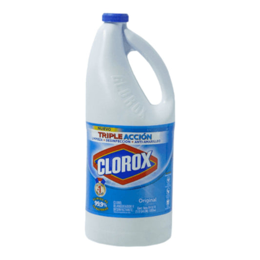 CLORO BLANQUEADOR DESINFECTANTE ORIGINAL 2 GL CLOROX