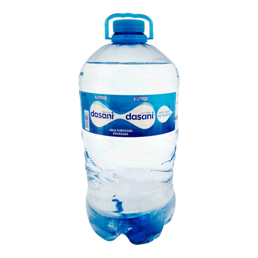 AGUA PURIFICADA ENVASADA 6 LT DASANI