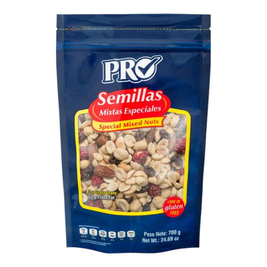 SEMILLAS MIXTAS ESPECIAL 700 GR PRO SNACKS