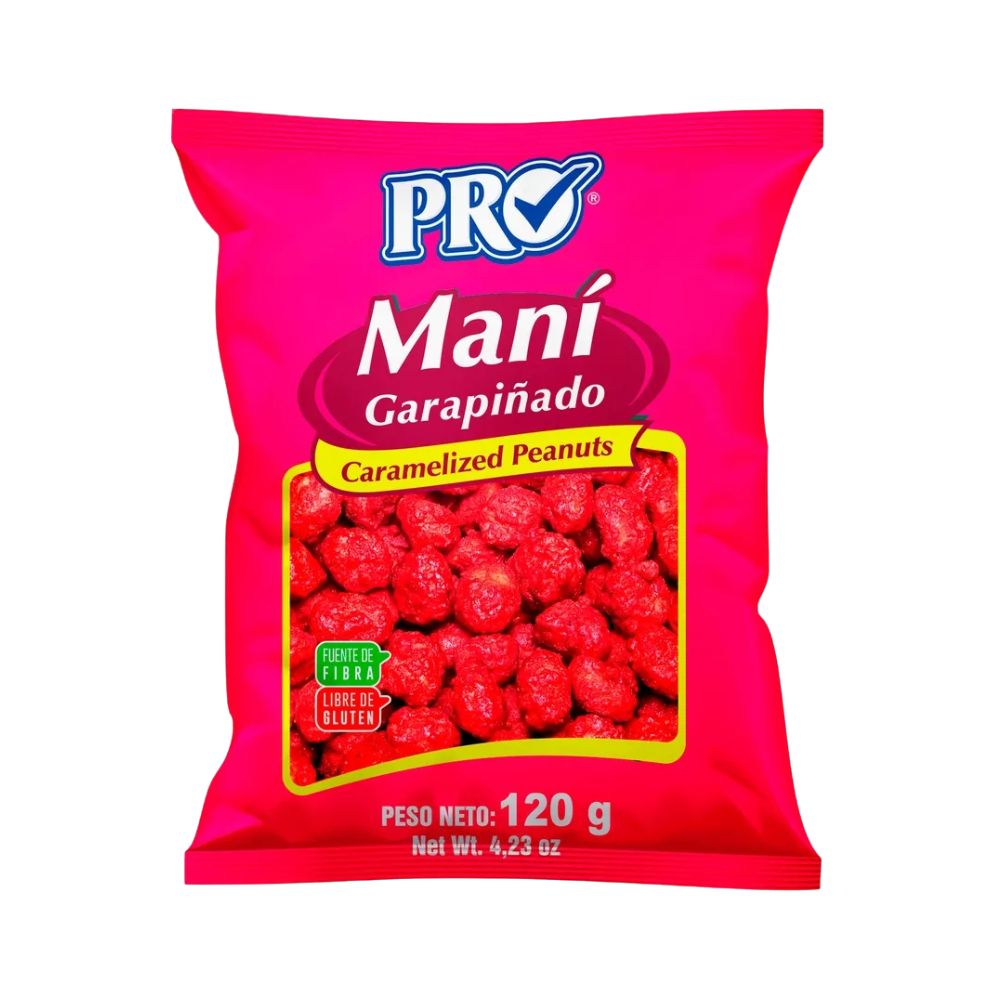 MANI GARAPINADO 120GR PRO