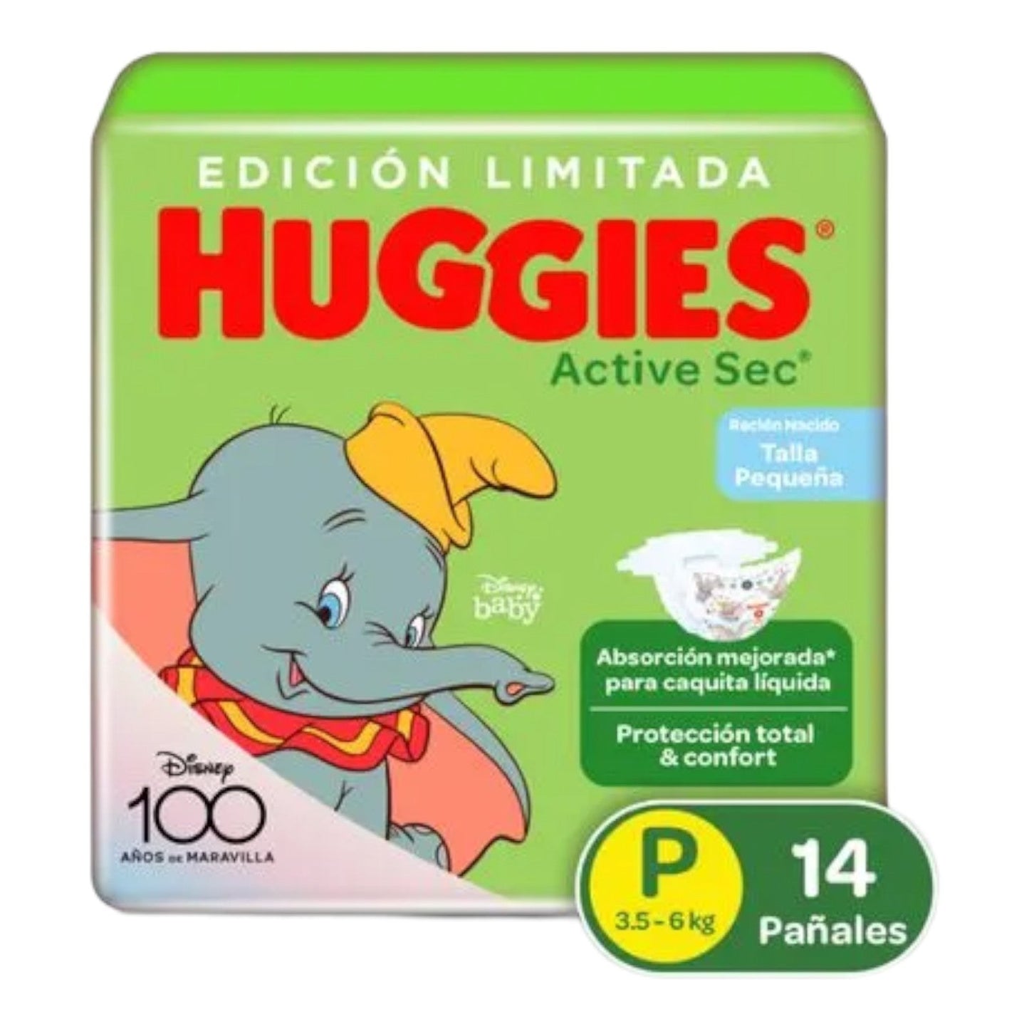 PANAL DESECHABLE ACTIVE SEC P 14 UN HUGGIES