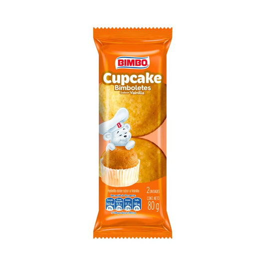 CUPCAKE VAINILLA BIMBO 80gr - BIMBO