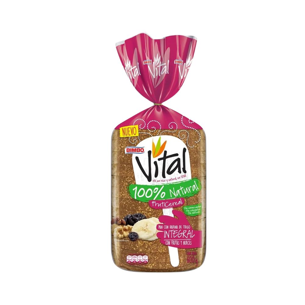 PAN VITAL FRUTICEREAL 600 GR BIMBO
