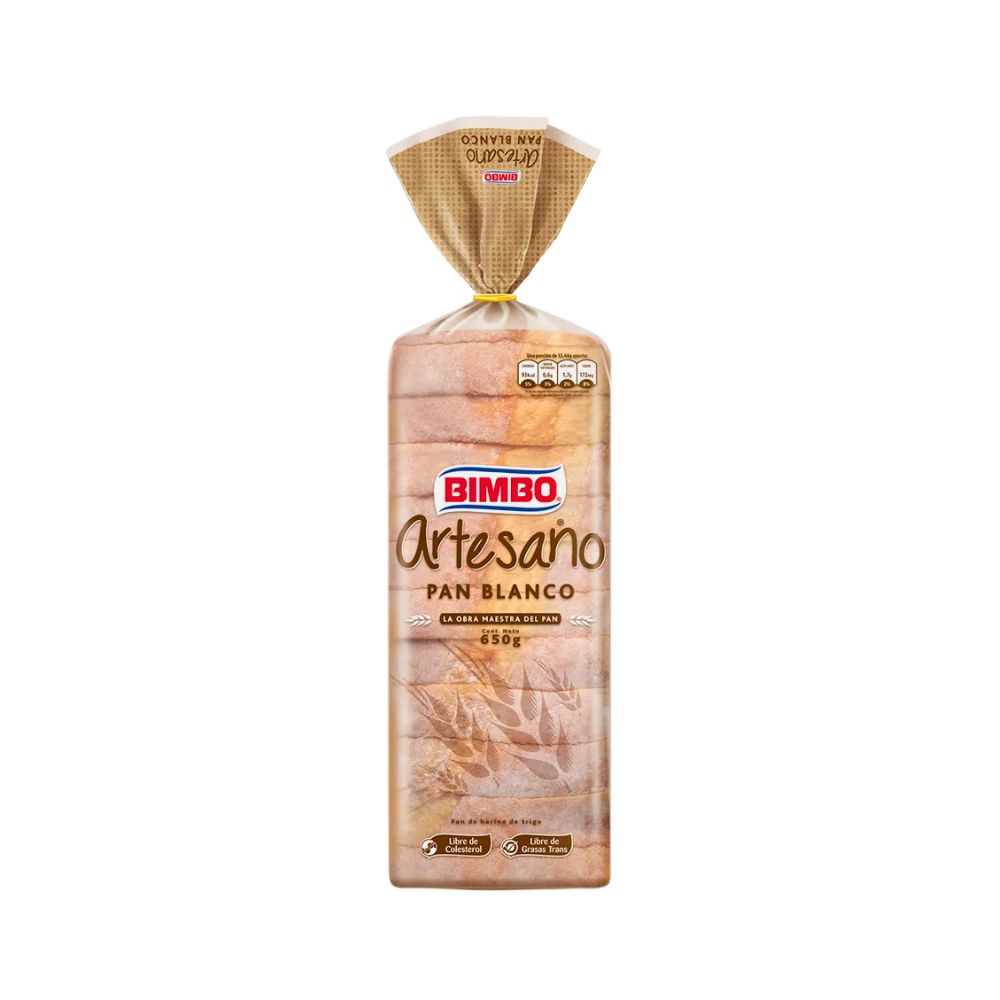 PAN ARTESANAL BIMBO 535 GR BIMBO