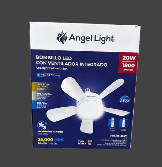 BOMBILLO LED CON VENTILADOR INT.  20W ANGEL LIGHT