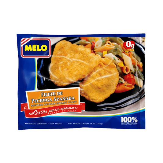 FILETE DE PECHUGA APANADA 454 GR MELO