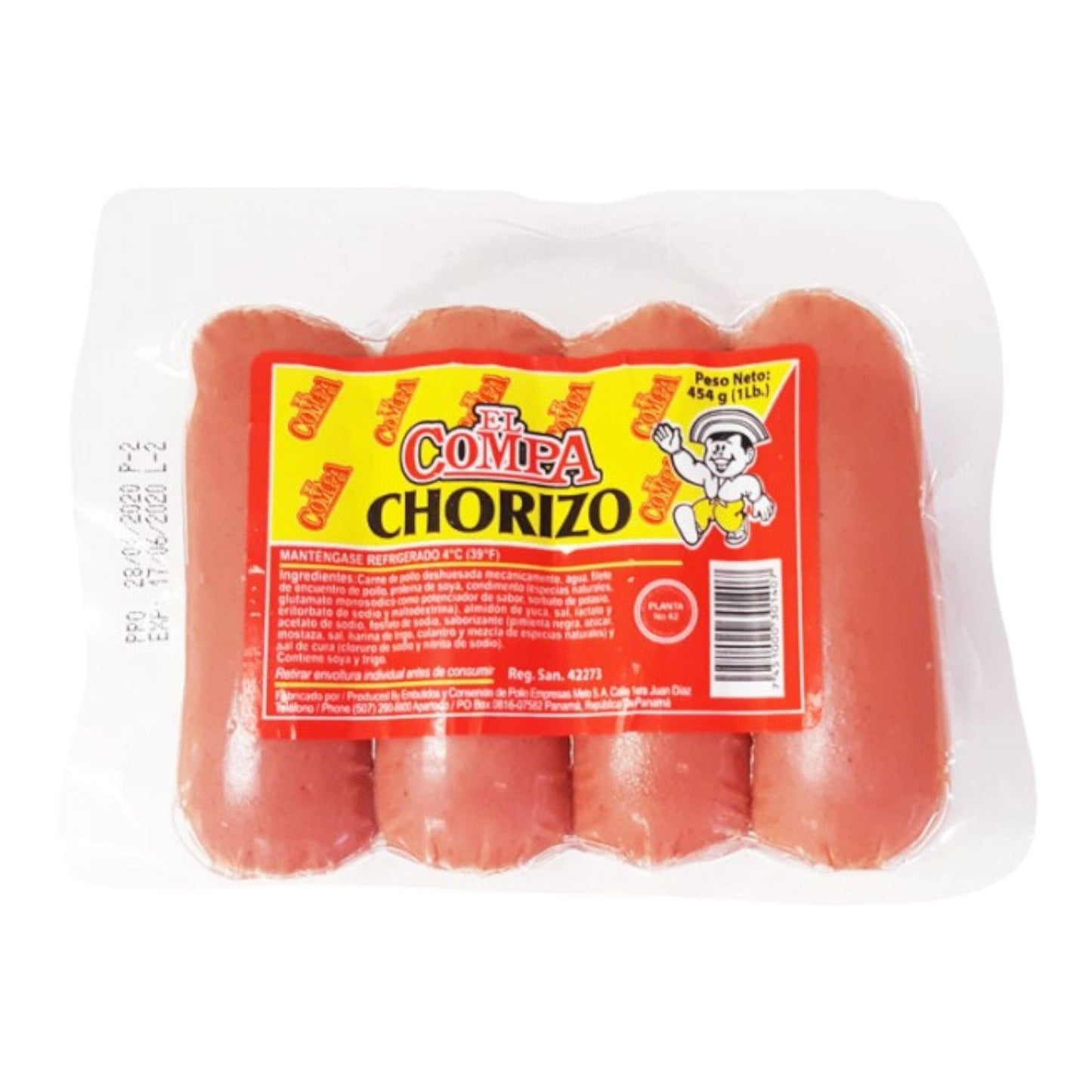 CHORIZO EL COMPA 1LB EL COMPA