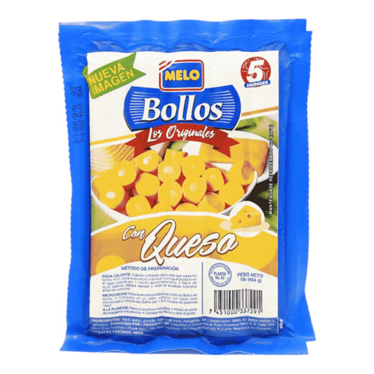 BOLLOS DE MAIZ CON QUESO MELO