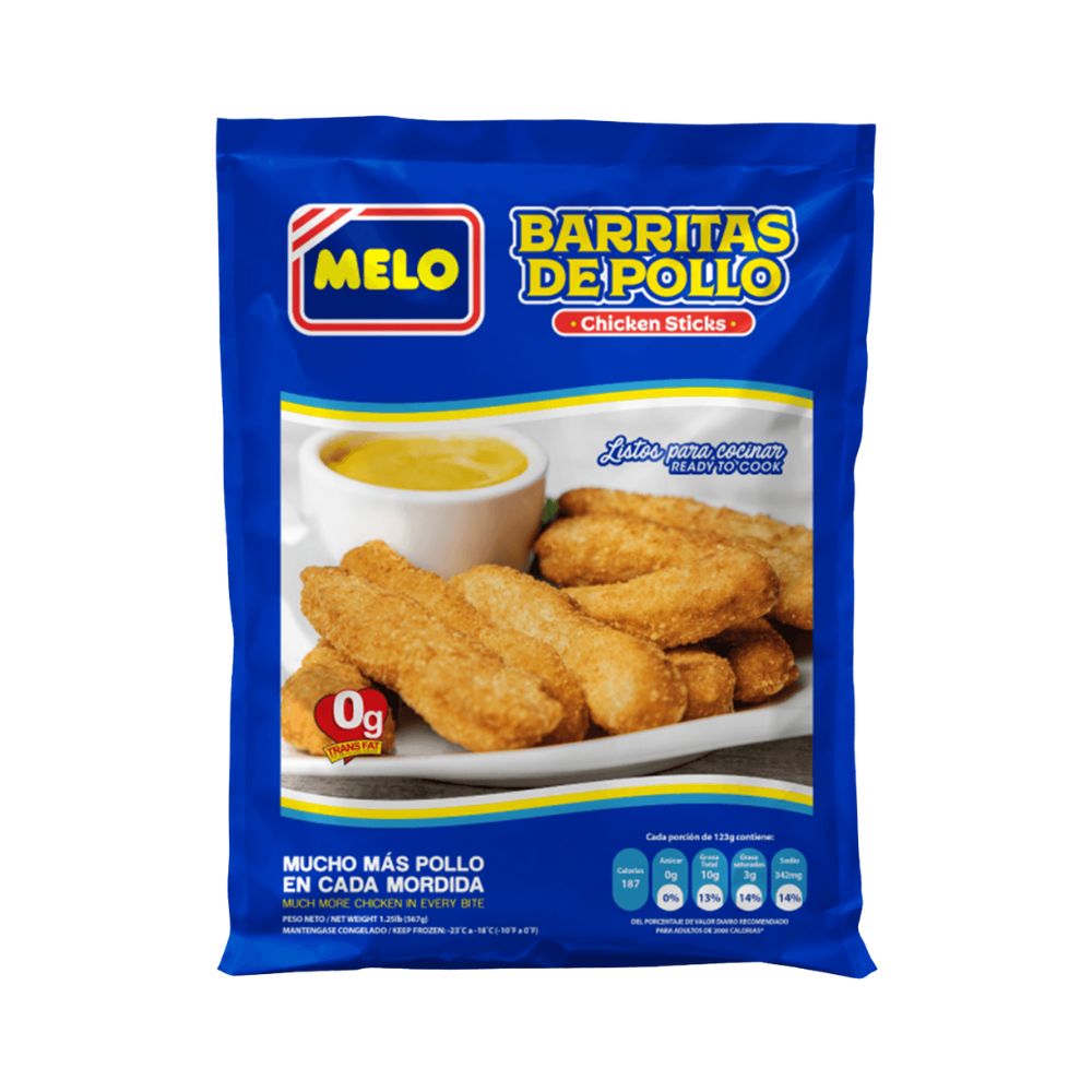 BARRITA DE POLLO ESTILO CASERO MELO 1.25 LB MELO