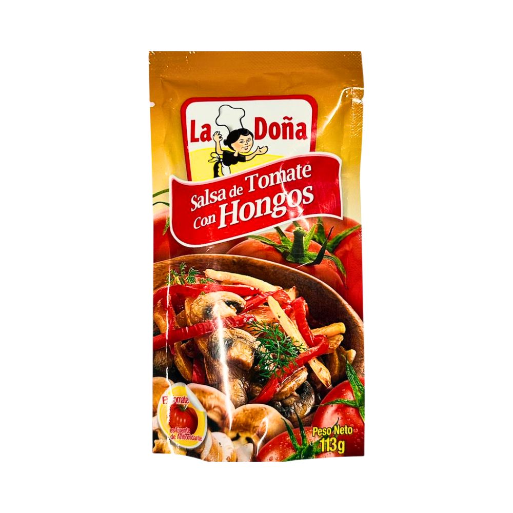 SALSA DE TOMATE HONGOS 113 GR LA DOÑA