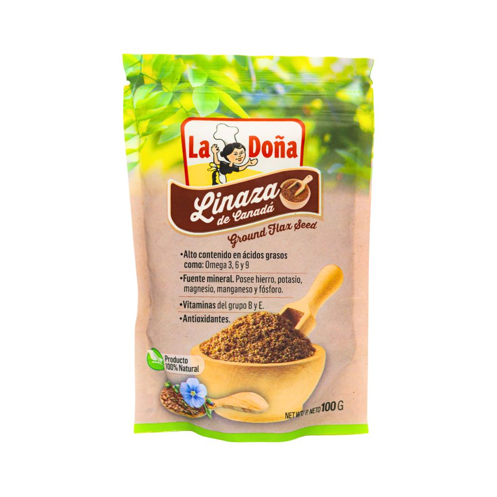 LINAZA MOLIDA 100GR LA DOÑA