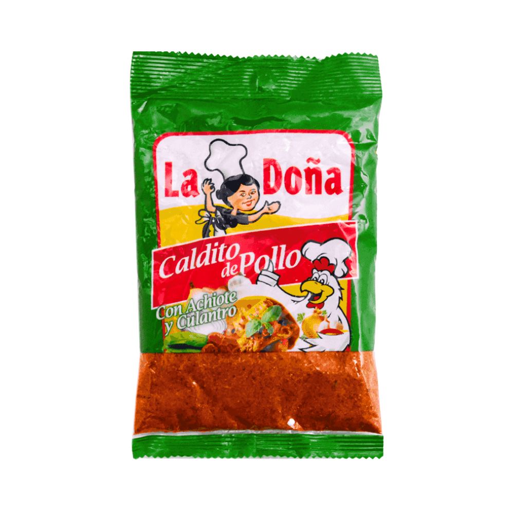 CALDO POLLO ACHIOTE/CULANTRO 175GR  LA DOÑA