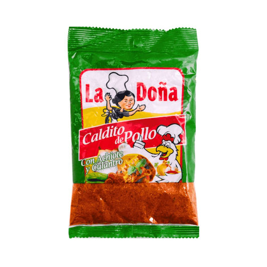 CALDO POLLO ACHIOTE/CULANTRO 175GR  LA DOÑA